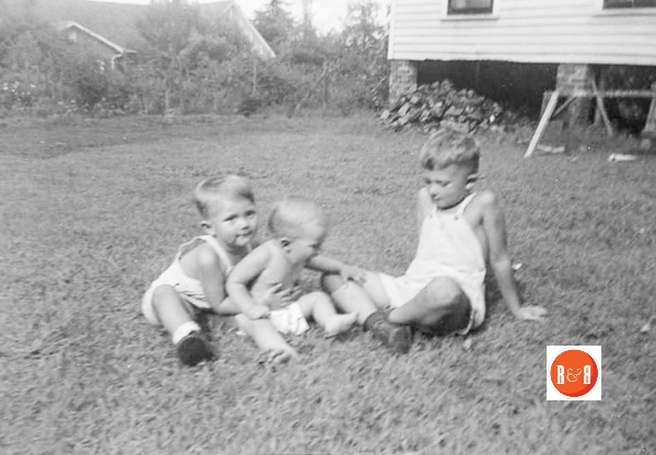 (L-R) Bill Bowen, Harry Goforth, Jr, and Jack Bowen. Probably spring of ’45.
