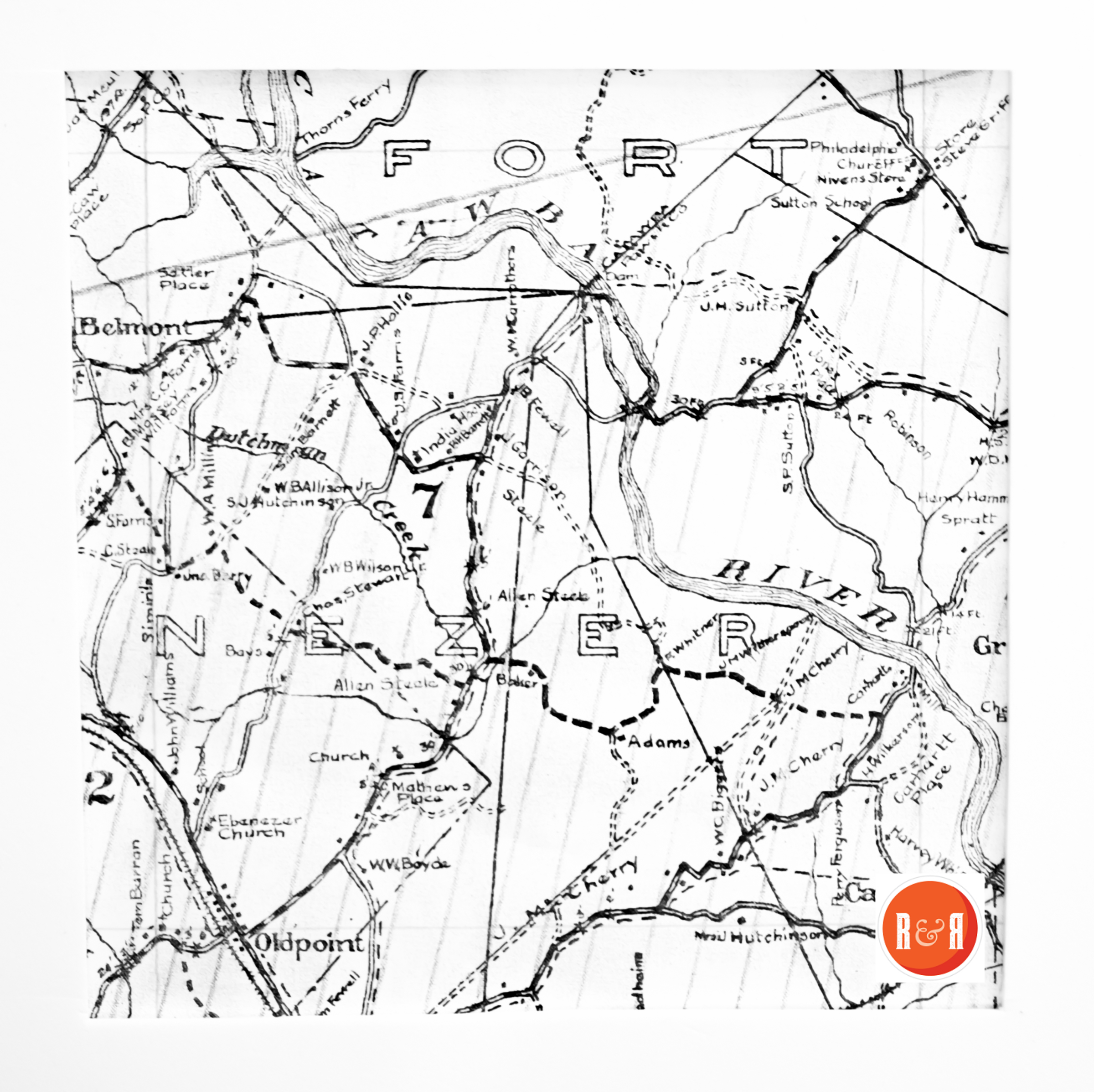 ENLARGEABLE MAP - 1910