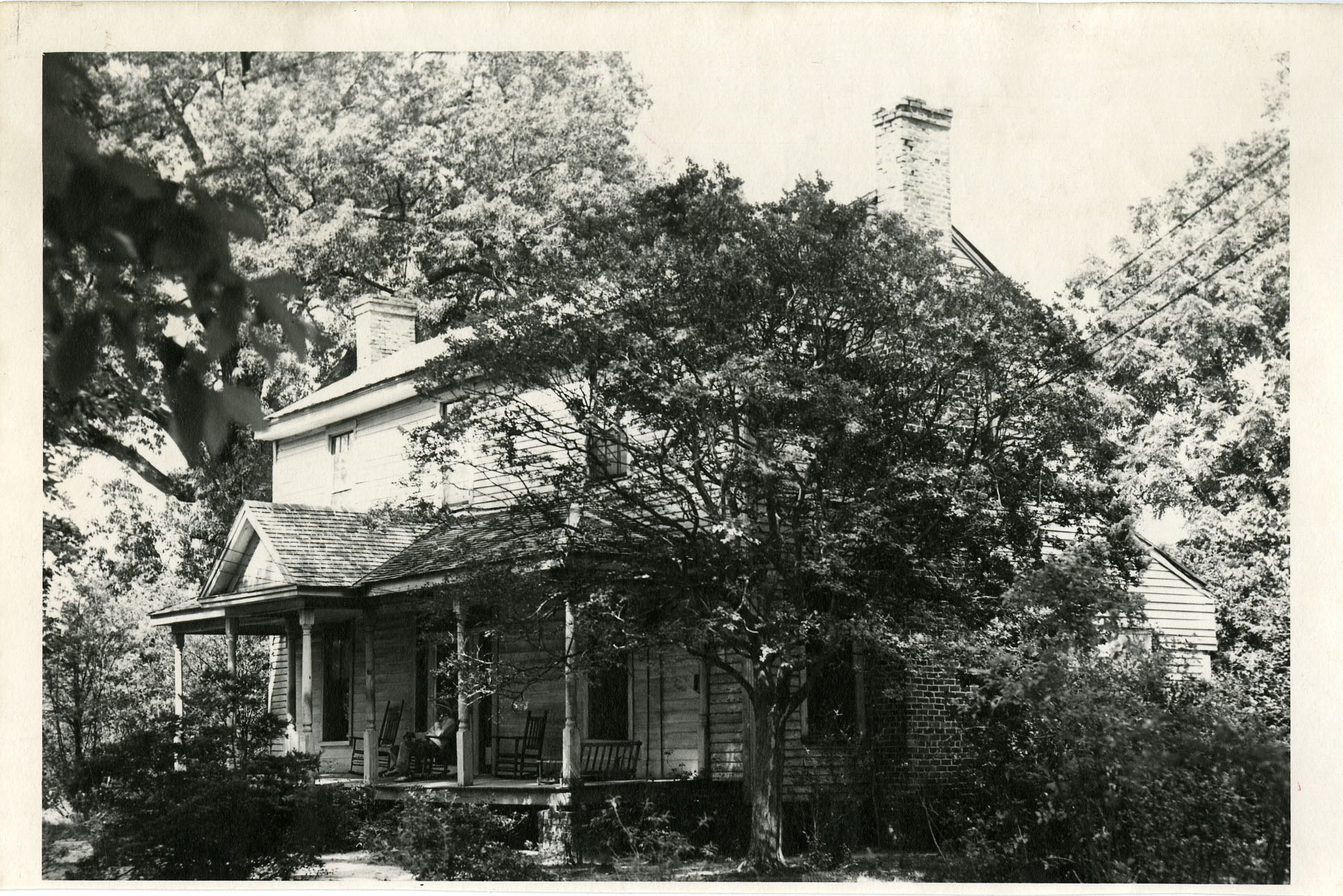 Fewell - Hutchison House at India Hook:  Courtesy of the WU Pettus Archives - 2023