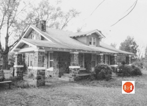 Wonderful bungalow style field stone home constructed in the 1920’s south of Passmore’s Store. Courtesy of the S.C. Dept. of Archives and History – 1992