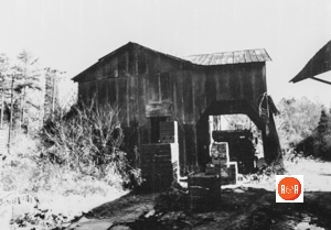 Whiteside’s Cotton Gin – Courtesy of the S.C. Dept. of Archives and History – 1992