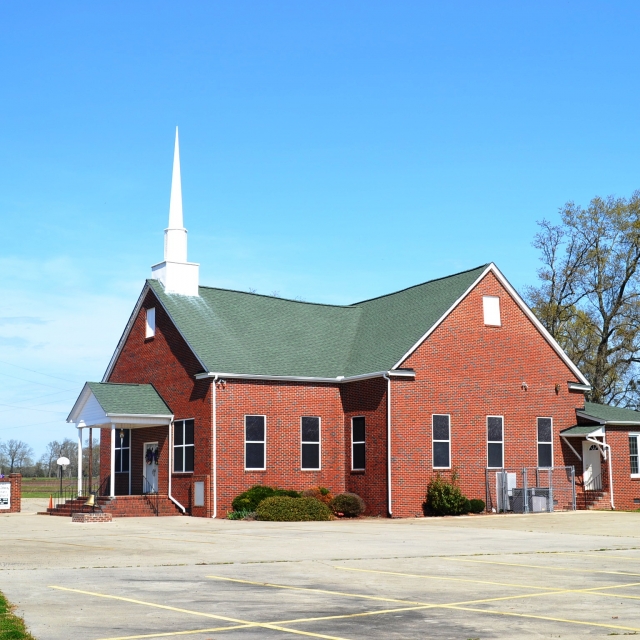 The historic African – American church of New Zion at the Williamson and Mobley’s Store cross roads.