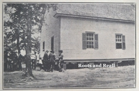Historic Antioch Methodist Church prior to it being brick veneered. The Rock Hill Herald reported on Sept. 10, 1885 - 