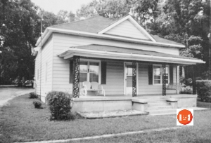 The old Ligon home on Rambo Road remains as one of the small farm houses dotting the area. Mrs. Ligon was a Roach family member.