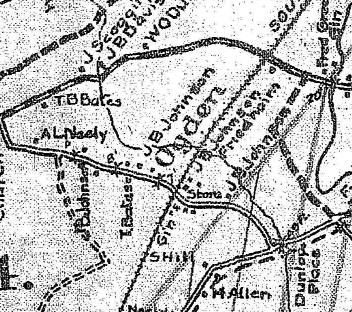 Walker’s 1910 map of the greater Odgen Community.  Also see: Ogden – Warren Community on Roots and Recall