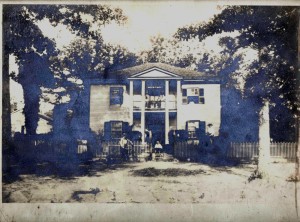 A.E. Hutchison home on Clay St., later renamed Charlotte Avenue.