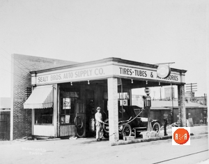One of the early service stations owned by the Marshall family who established Marshall Oil Company, a long-time fixture in Rock Hill’s commercial history.