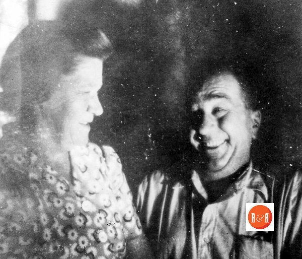 Ola and Elmer Bratton in 1943 showing the love and laughter in their home.