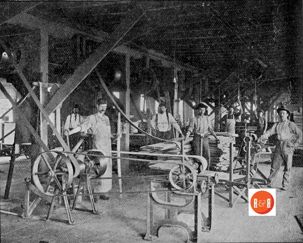 Interior view of the Rock Hill Buggy Company