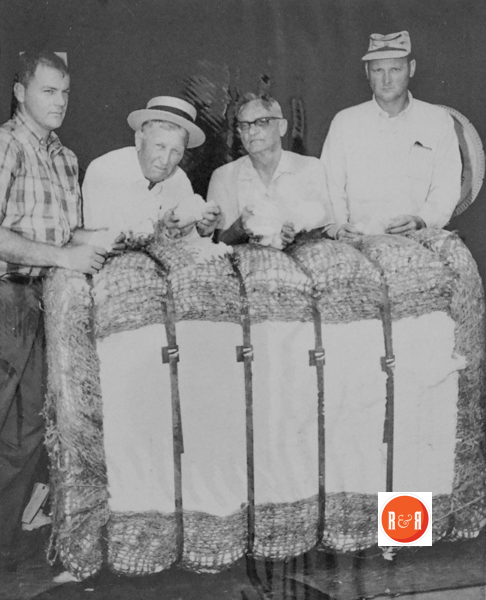 Left - Right: Charles C. (Chick) Williams, Mr. Jack Chappell, Grandaddy - Thomas L. Williams (Williams Cotton Company), and Pete Chappell.  Image courtesy of the Chappell - Neely Collection, 2017
