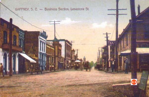 Early postcard of Gaffney, S.C. Courtesy of the Wingard Collection.