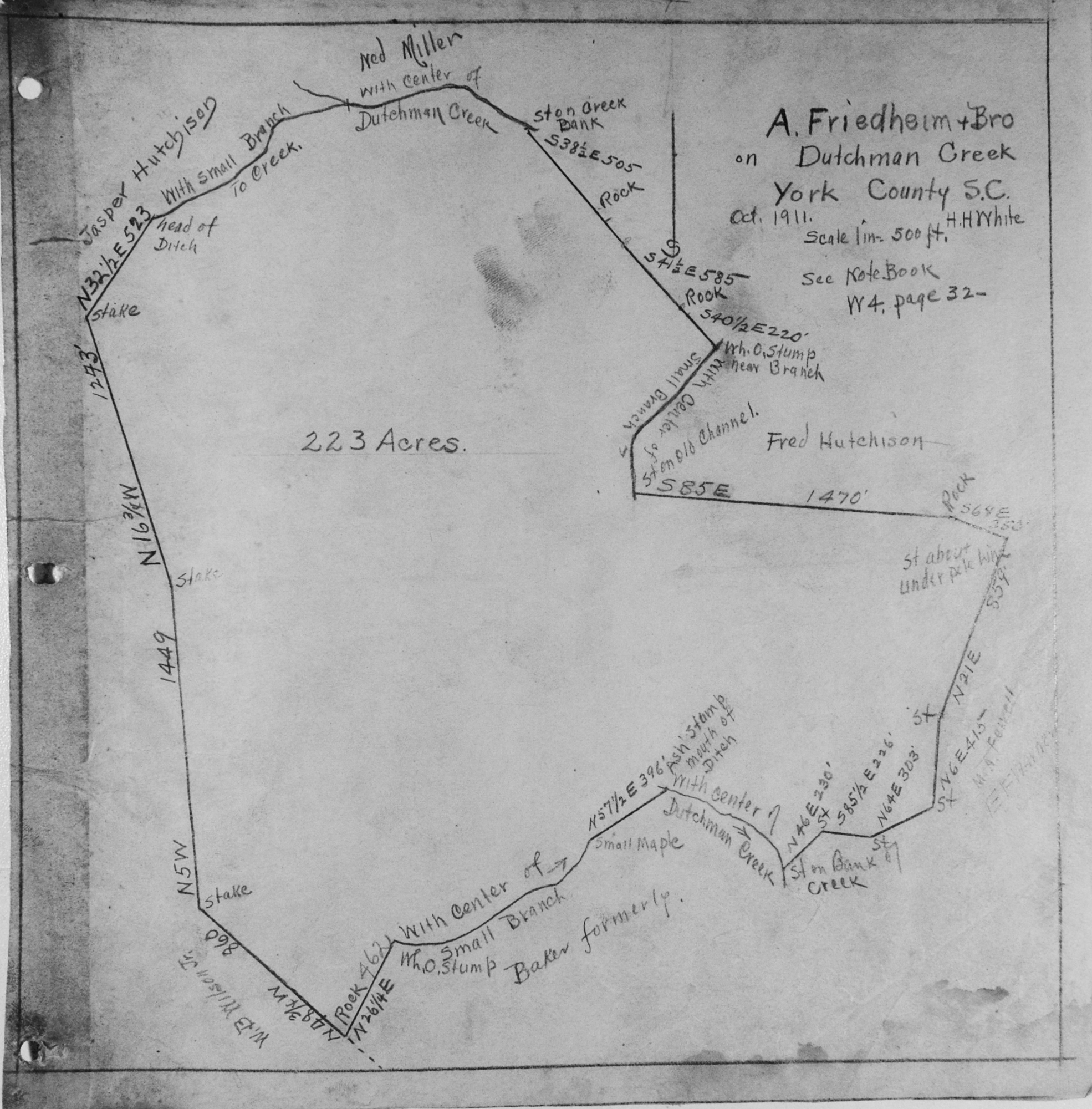 FRIEDHEIM'S DUTCHMAN CREEK PROPERTY NEXT TO HUTCHISON