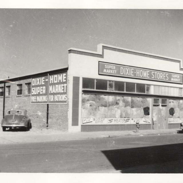 The building in the 1950s.