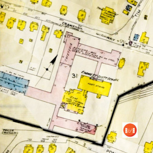 Sanborn Insurance Map of the subject, 1926 - 1959. Courtesy of the Galloway Map Collection.