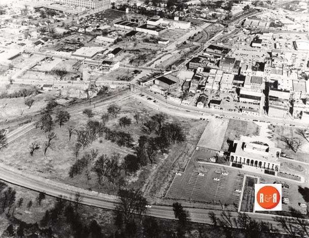 The area along East Black demolished as part of the urban renewal project.