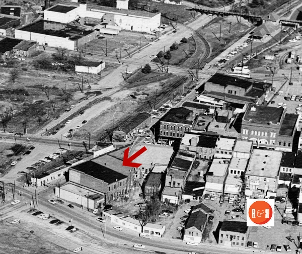 The location of the Azer’s store, perhaps the third site of their family’s businesses in Rock Hill.  AFLLC Collection