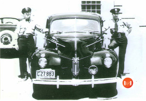 Mr. Paul T. Williams (Rt) in ca. 1941 as a Rock Hill policeman. Courtesy of the Judy Nation Collection - 2015
