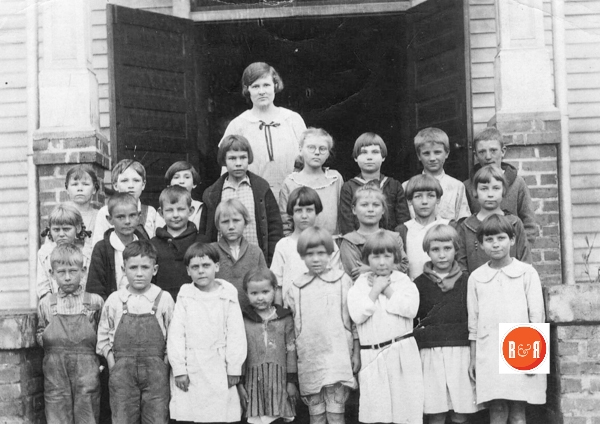 Paul T. Williams (back row 2nd from left) at school in Rock Hill in the 1920s.  It is unclear which school this image was taken at, but most likely Northside Elementary.