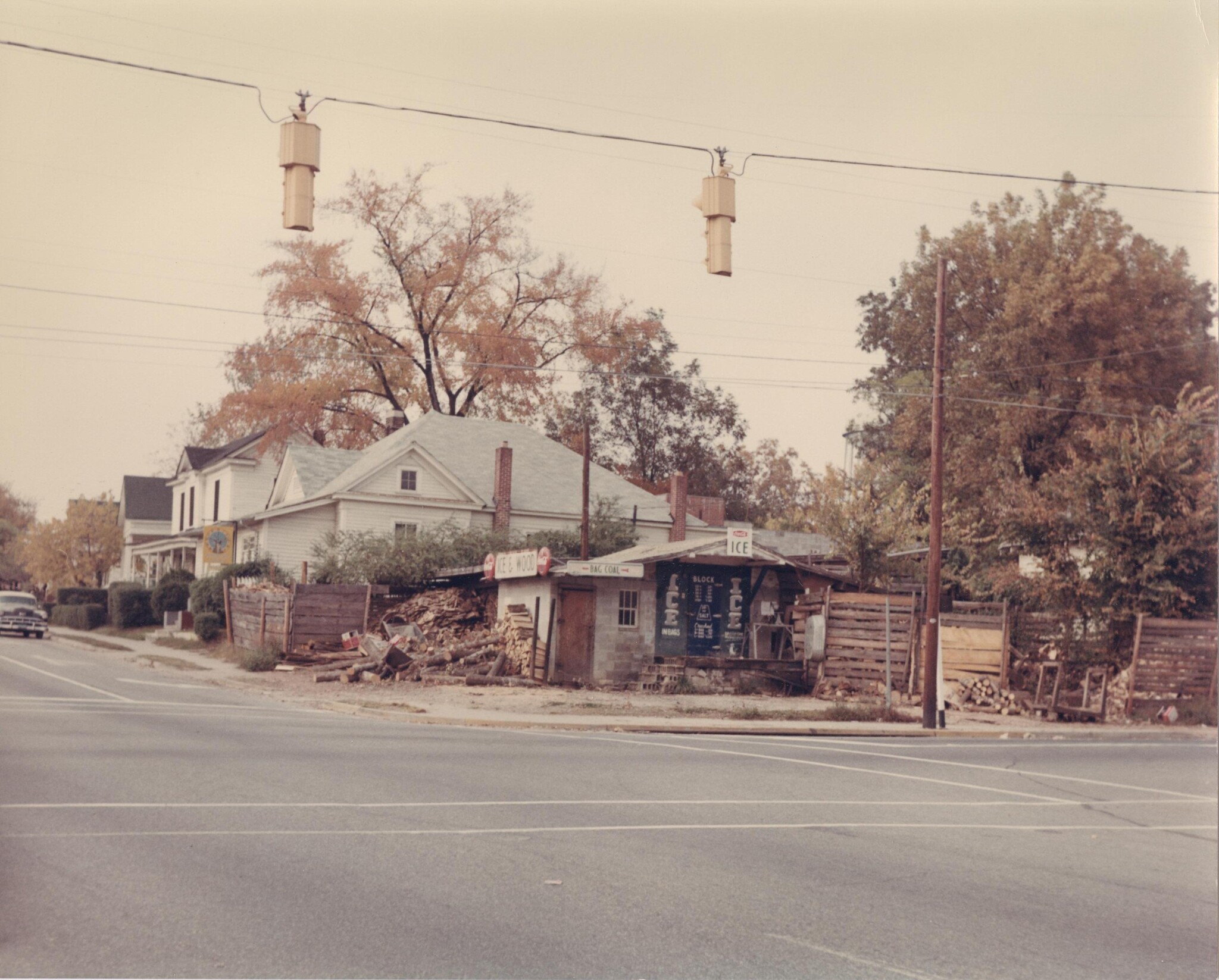 Coal and wood yard on the opposite corner of S. Wilson and West Black Streets. Courtesy of the RHEC, ca. 2011